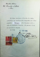 1953 - BONA (ANNABA - ALGERIA) MARCA  CONSOLARE ITALIA - S6943 - Revenue Stamps