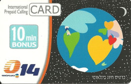 Israel: Prepaid Bezeq - Globe 05/08 - Israel