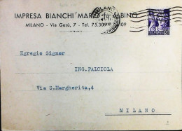 RSI 1943 - 1945 Lettera / Cartolina Da Milano - S7441 - Poststempel