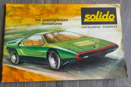 Catalogue DOLIDO 1969 PORSCHE LE MANS FORD MUSTANG ALPINE RENAULT BMW CHAR AMX 30 PATTON M47 VOLVO ELF CARAVANE - Autres & Non Classés