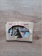 Ancienne Petite Pochette Touristique Barrage De Génissiat 10 Vues - Andere & Zonder Classificatie