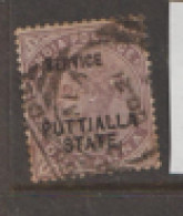 India Patiala  Service  1891 SG 09  1a   Fine Used - Patiala