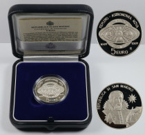 SAN MARINO 5 € ANNO 2009 PROOF ASTRONOMIA SET ZECCA - San Marino