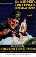 Werbung  Astra-Werke Dr. Kippers Lebertran-Emulsion I-II (Rand Leicht Abgestossen) Publicite - Pubblicitari