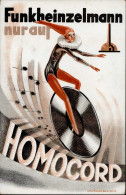 Werbung Funkheinzelmann Nur Auf Homocord I-II Publicite - Publicité