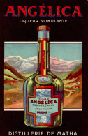 Werbung Liquer Angelica I-II Publicite - Publicidad