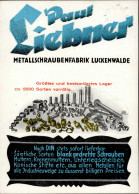 Werbung Luckenwalde Metallschraubenfabrik Paul Liebner 1931 I-II Publicite - Publicité