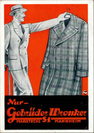 Werbung Mannheim Gebrüder Wronker Mode II (Eckbug, Stauchung) Publicite - Werbepostkarten