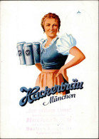 Werbung München Bier Hackerbräu I-II Publicite Bière - Werbepostkarten