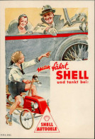 Werbung Shell Auto-Oele I-II Publicite - Advertising