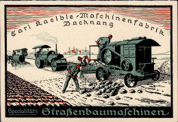 Werbung Backnang Motoren- U. Maschinenfabrik Carl Kaelble I-II Publicite - Advertising