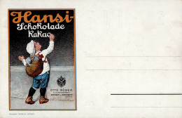 Werbung Dresden Otto Rüger Hansi-Kakao Schokolade I-II Publicite - Advertising