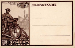 Werbung Schweinfurt Fischer Kugel-Fabrik I-II Publicite - Werbepostkarten