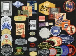 Siegelmarke über 70 Verschiedene Siegelmarken I-II - Werbepostkarten