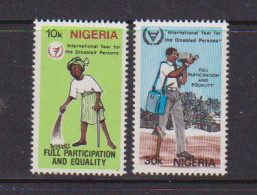 NIGERIA    1981    International  Year  Of  Disabled    Set  Of  2    MNH - Nigeria (1961-...)