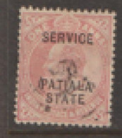 India Patiala  Service  1903  SG 026  1a   Fine Used - Patiala