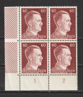 Adolf Hitler  MiNr. 797 ** Bogenecke  (0355) - Ungebraucht