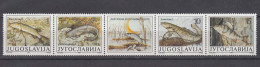 Yugoslavia Republic 1990 Fish Mi#2405-2408 Mint Never Hinged Strip - Nuovi