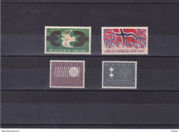 NORVEGE 1965 UIT, Libération Yvert 480-481 + 482-483 NEUF** MNH - Nuevos