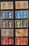 Grande Bretagne - Great Britain - Großbritannien - Elizabeth II - Collection Of Pairs - Used - Série 'Machin'