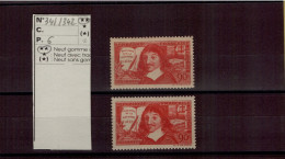 N° 341 342 - Unused Stamps