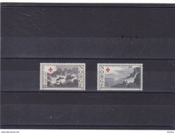 NORVEGE 1965 CROIX ROUGE Paysages Yvert 484-485 NEUF** MNH Cote : 6 Euros - Nuovi