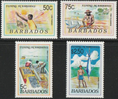 THEMATIC SPORT:  FISHING IN BARBADOS.  DAILY CATCH, LINE FISHING, FISH CLEANING, GAME FISHING    -    BARBADOS - Other & Unclassified