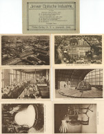 Glas 6er-Serie (13-18) Vom Glaswerk Schott Jena, Pallas Verlag 1920 Und Original-Umschlag I-II - Glashütte