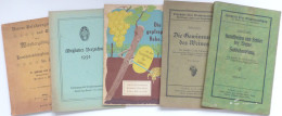 Wein Konvolut Mit Vier Heften Von 1899 Bis 1954 II Vigne - Sonstige & Ohne Zuordnung