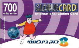 Israel: Prepaid Bezeq - Globus Card - Israel