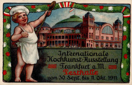 Ausstellung Frankfurt A.M. Internationale Kochkunst-Ausstellung 1911 I-II Expo - Exposiciones