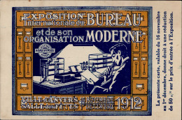 Ausstellung Ville De Anvers Exposition Internationale Du Bureau 1912 I-II Expo - Ausstellungen