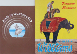 Zirkus Lot Mit 10 Programm-Illustrierten Sarrasani, Williams, Althoff, Scala-Eisrevue Und Ca. 15 Theater-Programmhefte I - Zirkus