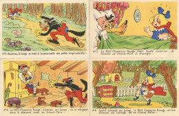 Walt Disney Lot Mit 9 Ansichtskarten Serie Rotkäppchen (unvollständig) - Zirkus