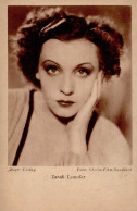Leander, Zarah Schauspielerin U. Sängerin, Karte Des Ross Verlag Foto Gloria-Film-Syndikat Ca. 1930 I-II - Actors