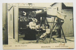 CPA 1904 Middelkerke, Cabine Artistique - Middelkerke