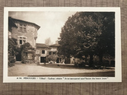 PEROUGES Tilleul Cadran Solaire "je Ne Marquerai Que L'heure Des Beaux Jours" - Pérouges