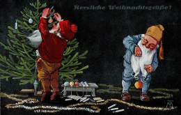 Weihnachten Zwerge Personifiziert I-II Noel Lutin - Sonstige & Ohne Zuordnung