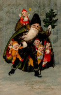 Delcampe - Weihnachtsmann Engel I-II Pere Noel Ange - Andere & Zonder Classificatie