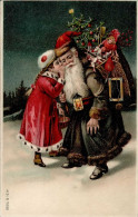 Weihnachtsmann Spielzeug Prägekarte I-II Pere Noel Jouet - Other & Unclassified