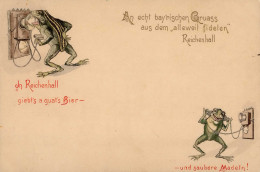 Frosch Beim Telefonieren I-II Grenouille - Other & Unclassified