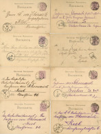 Adel Paul Eugen Freiherr Von Schoenaich Lot Von 8 Postkarten Alle An Ihn Adressiert Aus Den Jahren 1885 - Familles Royales