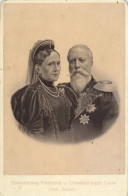 Adel Baden Großherzog Friedrich Mit Gemahlin Luise Kabinettfoto I-II - Royal Families