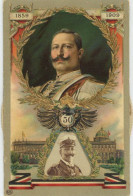 Kaiser Wilhelm II. Mechanische Dreh-Karte I-II - Koninklijke Families