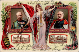 Adel Sachsen König Georg Und König Albert I-II - Case Reali