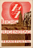 FRANKFURT/Main - Gruß Vom 3.REICHSJUGENDTAG D. Zentralverbandes Der Angestellten 1928 Künstlerlitho Sign. Riemer I - Non Classificati