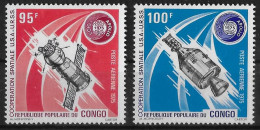 CONGO - ESPACE - COOPERATION SPATIALE USA URSS - PA 208 ET 209 - NEUF** MNH - Africa