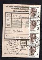 DDR.  Frankierte Einlieferungsschein Mit Me.F. Mi.-Nr. 3348, VGO-Tarif. - Cartas & Documentos