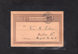 Privatpost, Packet-Fahrt, Berlin 2 Pf  Braun Ganzsache, Gest. 15.4.87 - Private & Local Mails