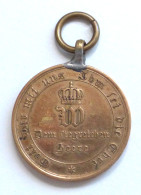 Militär Kriegsdenkmünze Für Kämpfer 1870/1871 - Altri & Non Classificati